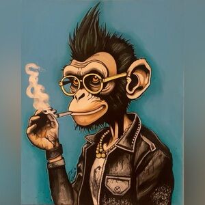 Original Custom Art on 24x30 Canvas